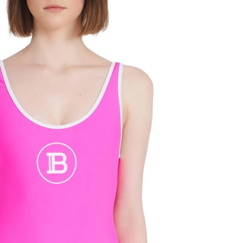 BALMAIN One-piece Swimsuit Women's Pink-4