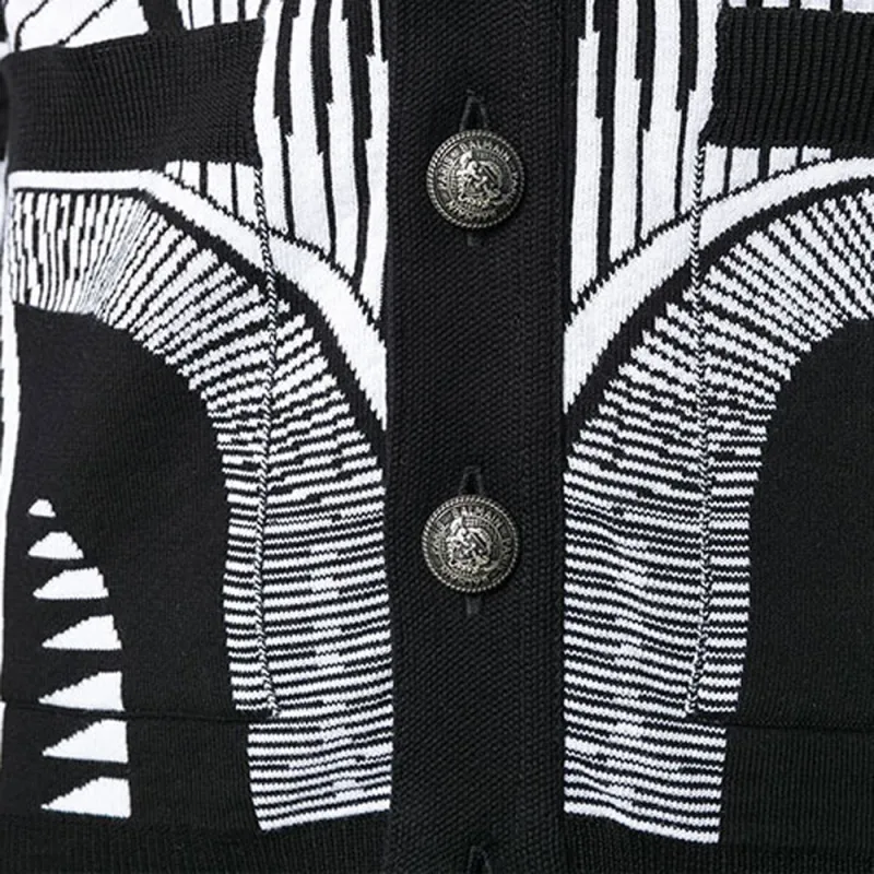 BALMAIN FW21 Knitwear Men's Black-4