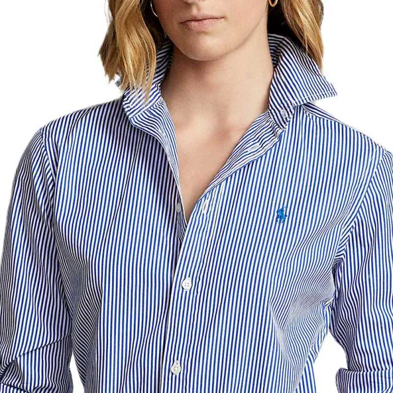 Polo Ralph Lauren SS24 Shirt Women's Blue White-1
