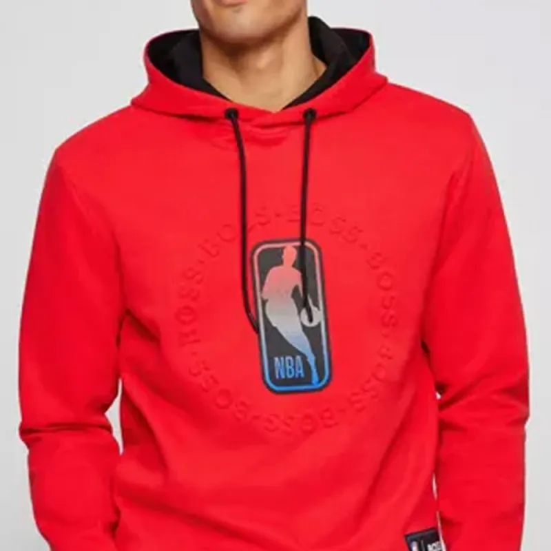 HUGO BOSS x NBA HUGO BOSS X NBA Sweatshirt Men's Red-4
