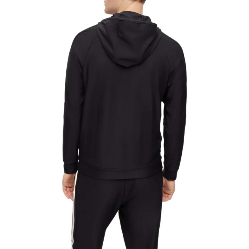 HUGO BOSS Logo Printed Zipped Hoodie-3