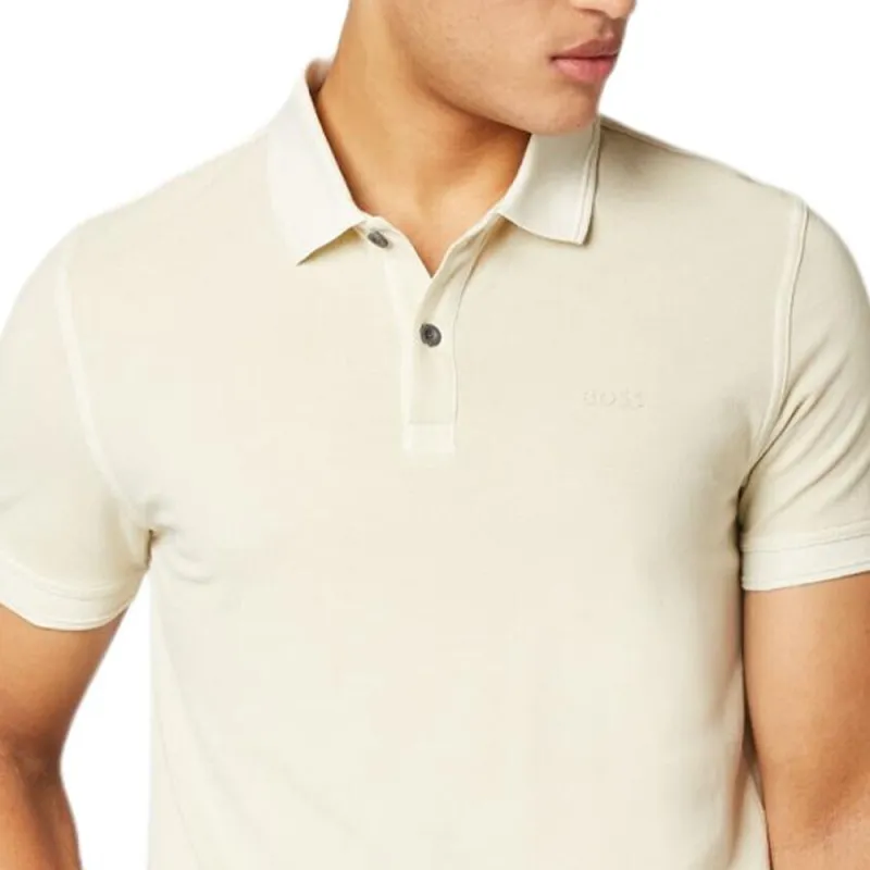 HUGO BOSS Polo Shirt Men's Beige-4
