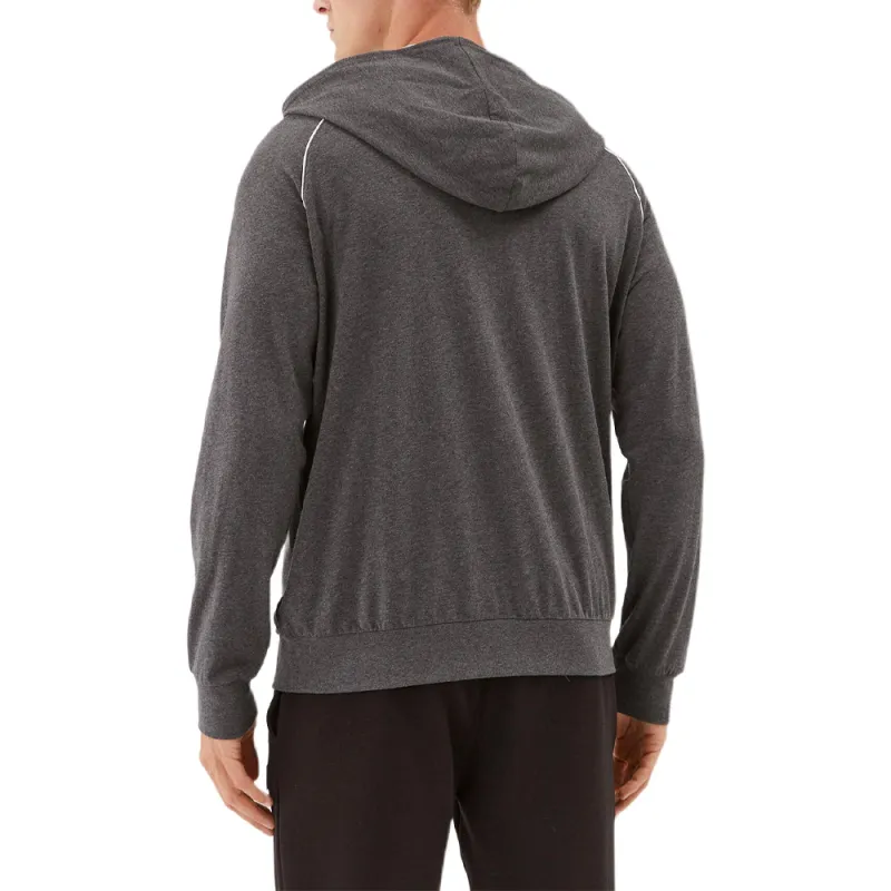 HUGO BOSS Logo embroidered Zip up Hoodie-3