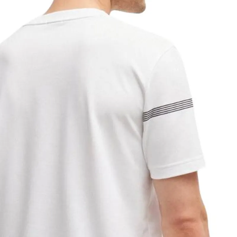 HUGO BOSS Logo Printed Crewneck T Shirt-4
