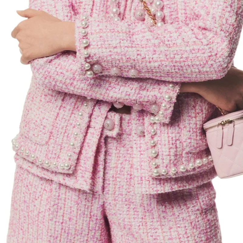 CHANEL 25P Jackets & Coats Women's Pink-4