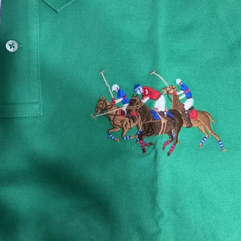 Polo Ralph Lauren Polo Shirts Men Grass Green-5