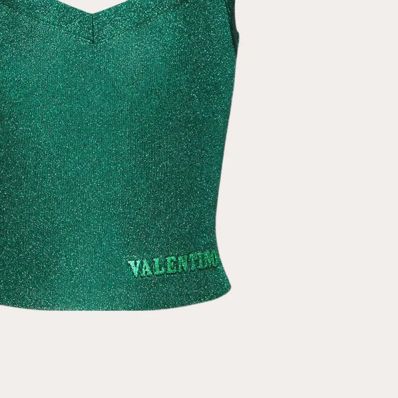 Valentino SS22 Tank Top Women's Green-4