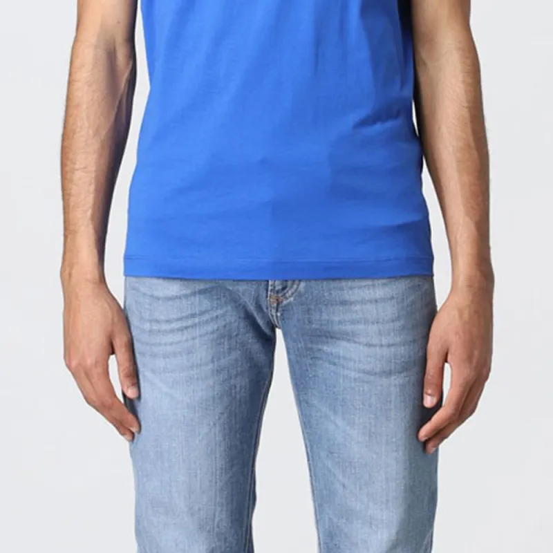 EMPORIO ARMANI T Shirts Men Blue-4