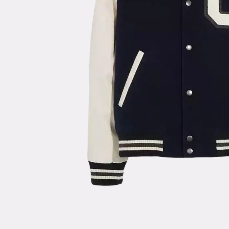 COACH Baseball Jacket Men's Black-3