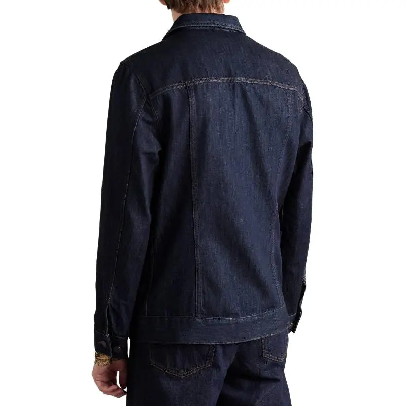 DRIES VAN NOTEN Denim Jacket Men's Dark Blue-2