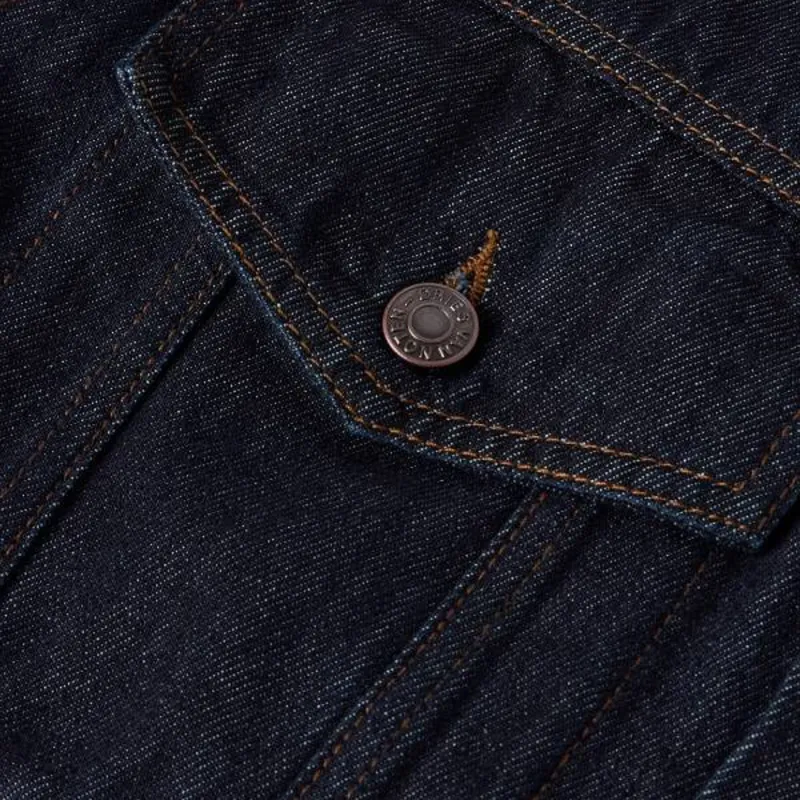 DRIES VAN NOTEN Denim Jacket Men's Dark Blue-3