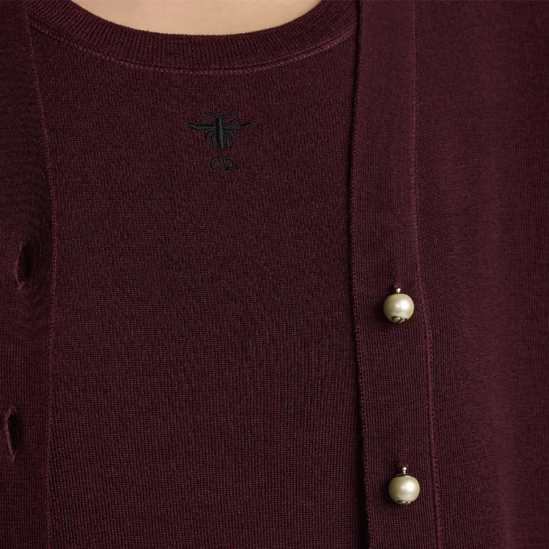 DIOR Knitwear Women's Plum Red-5
