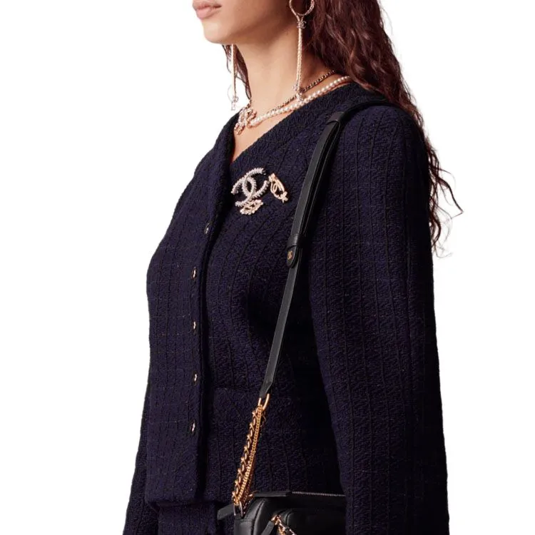 CHANEL SS23 Knitwear Women's Navy-2