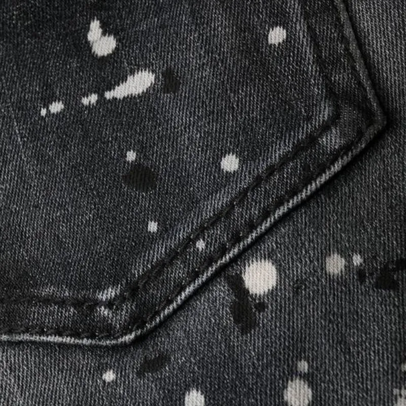 DSQUARED 2 Distressed Paint Splattered Bootut Jeans-4