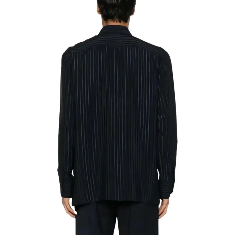 SAINT LAURENT Striped Silk Shirt-2
