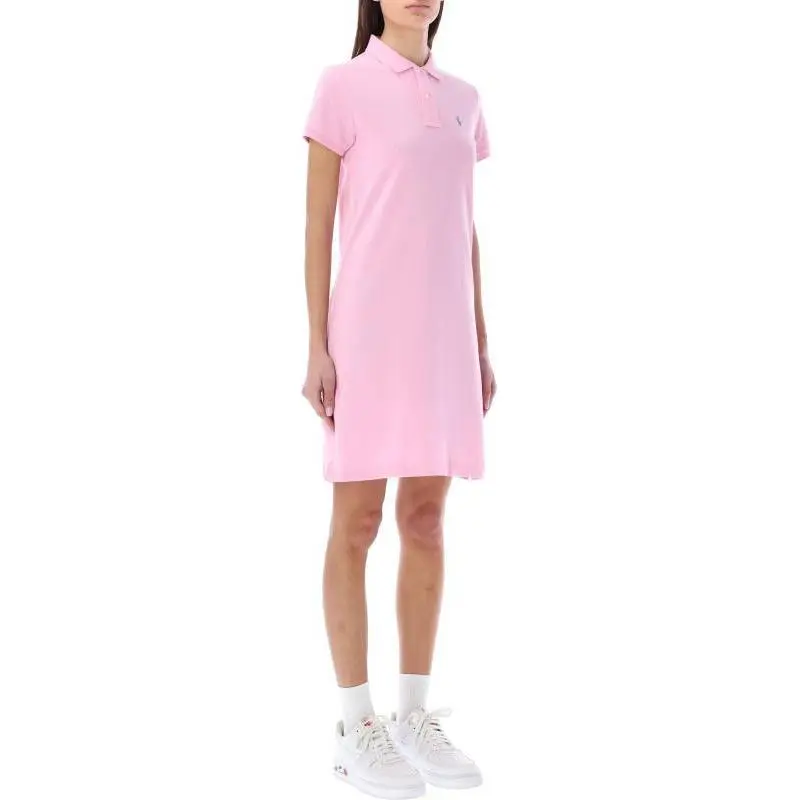 Polo Ralph Lauren Logo Embroidered Polo Dress-4
