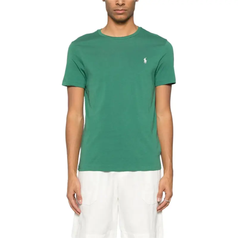 Polo Ralph Lauren Logo Embroidered Crewneck T Shirt-1