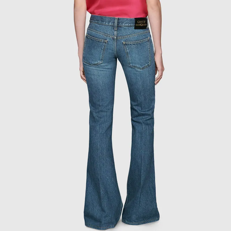 GUCCI SS24 Jeans Women's Dark Blue-1