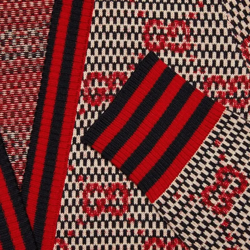 GUCCI Sweaters Women's White Blue Red Multicolor-4