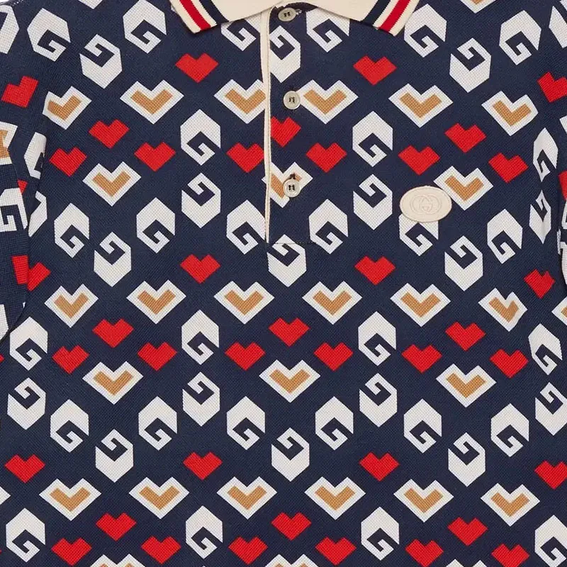 GUCCI Polo Shirts Men Multicolor-4