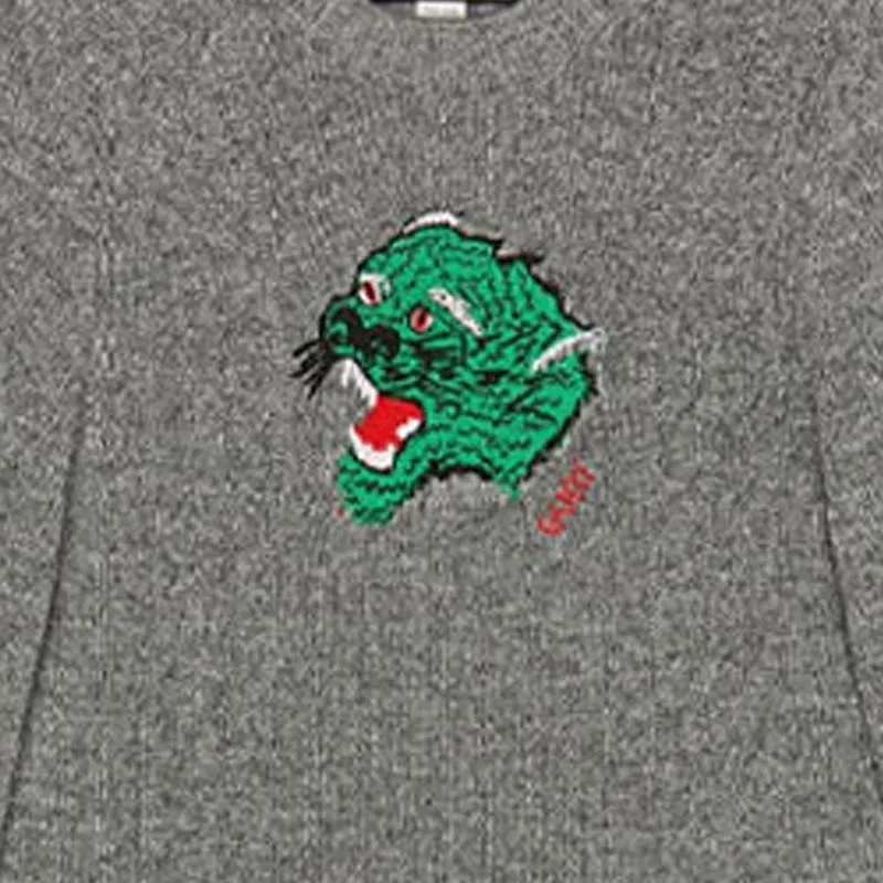 GUCCI Panther Face Knitted Jumper-4