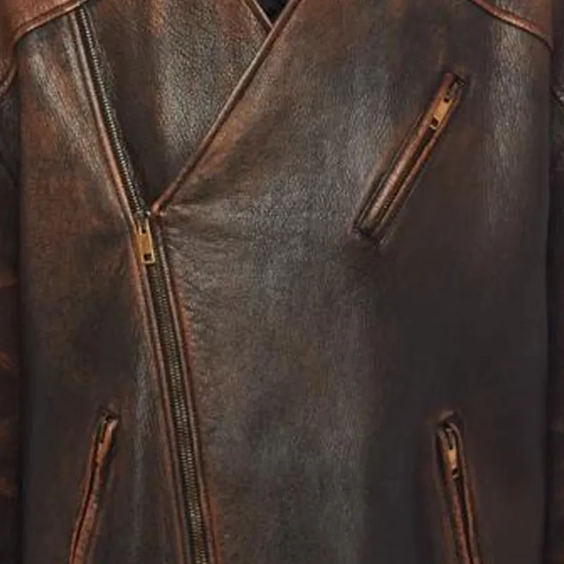 PRADA Leather Jackets Men Black-4