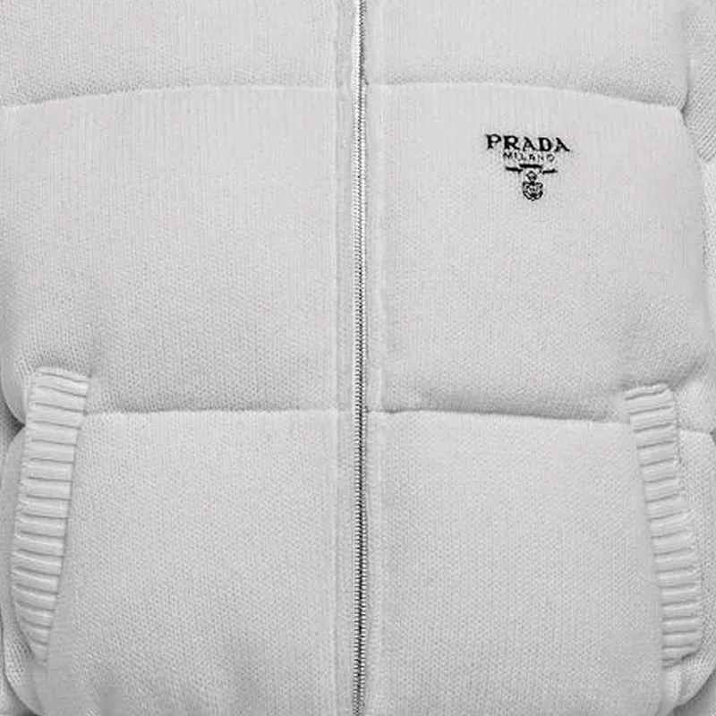 PRADA Jackets Women's Light Gray-4