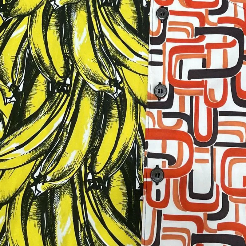 PRADA FW23 Shirt Men's Yellow Red-2
