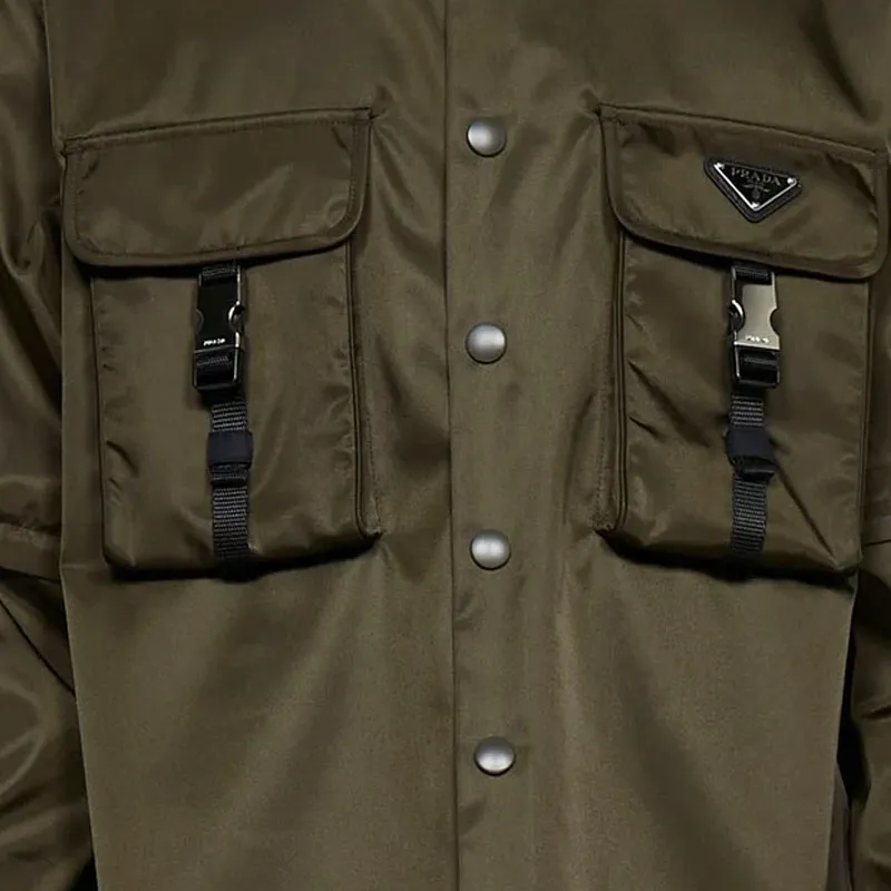 PRADA Shirts Men Brown-4