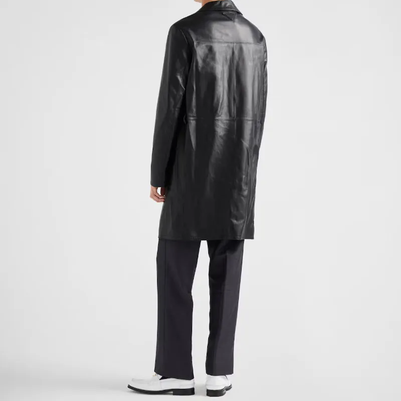 PRADA Coats Men Black-2