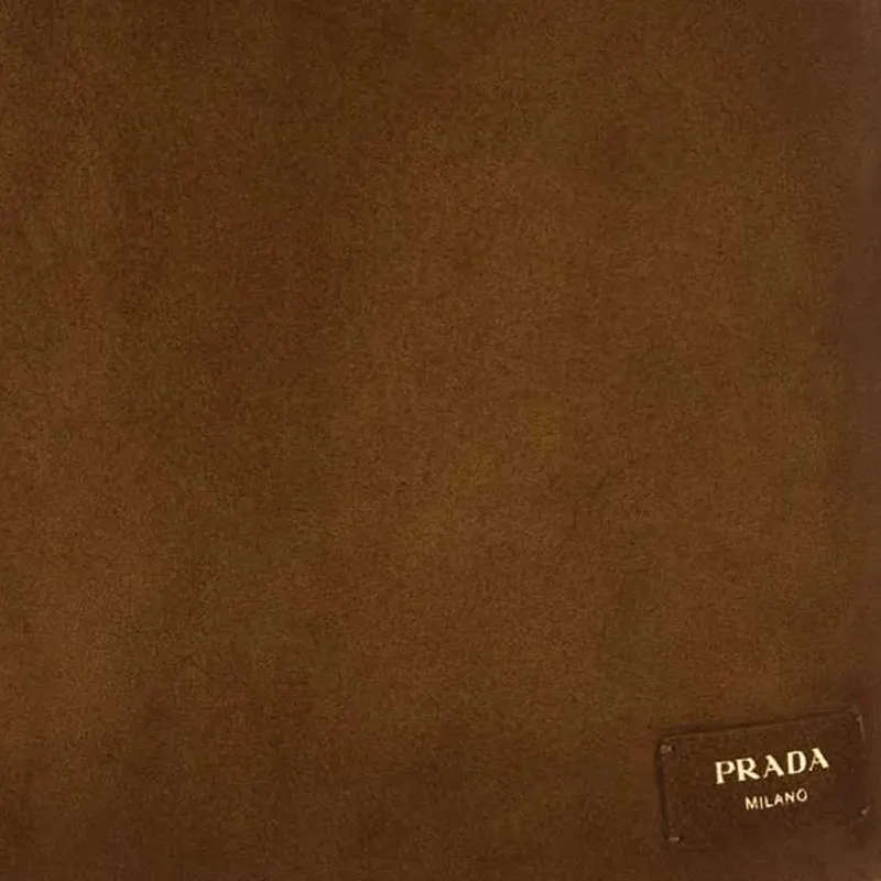 PRADA Denim Short Skirts Women's Brown-2