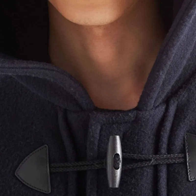PRADA Double Breasted Hooded Duffle Coat-5