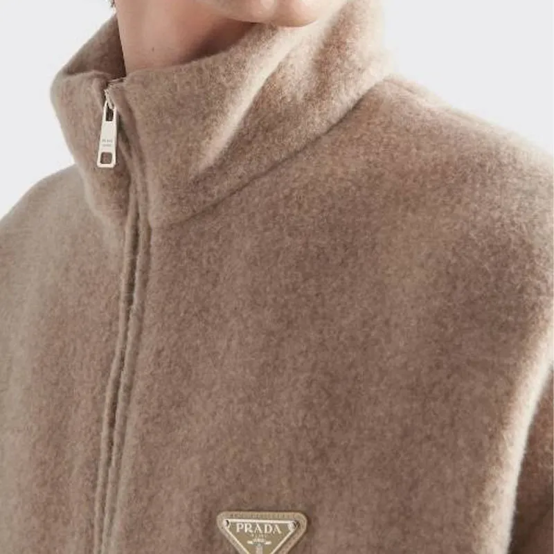PRADA Zip-up Cashmere Jacket-2