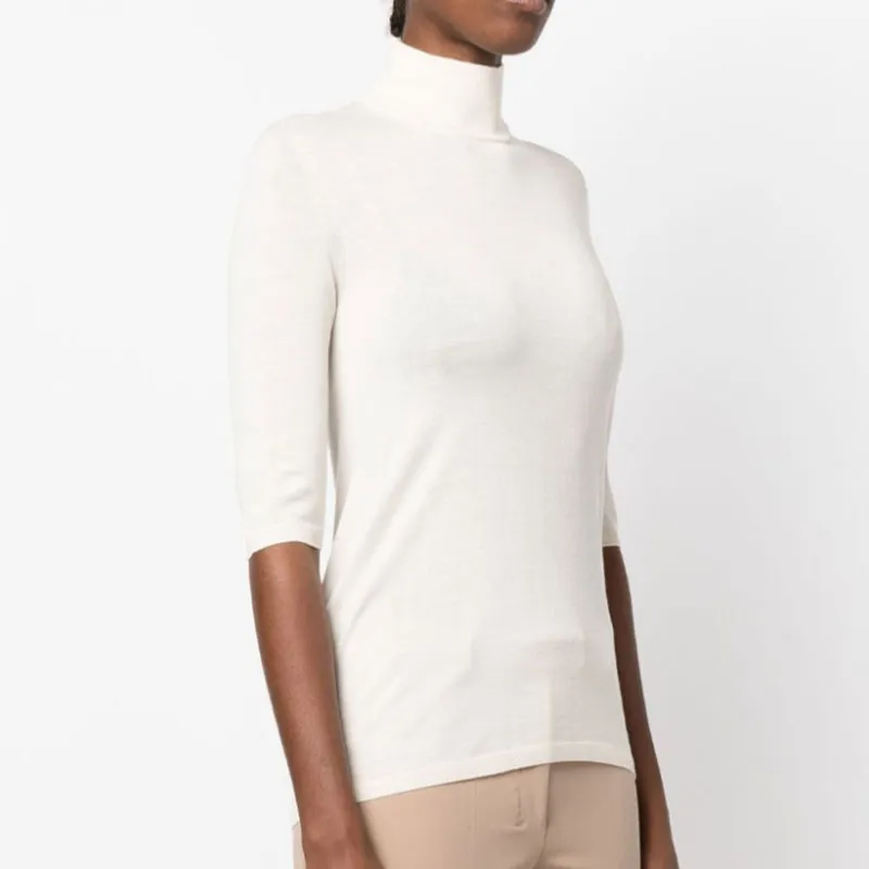MaxMara Crop Tops Women's White-3