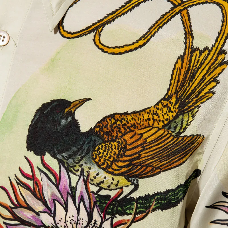 DRIES VAN NOTEN Graphic Printed Shirt-4