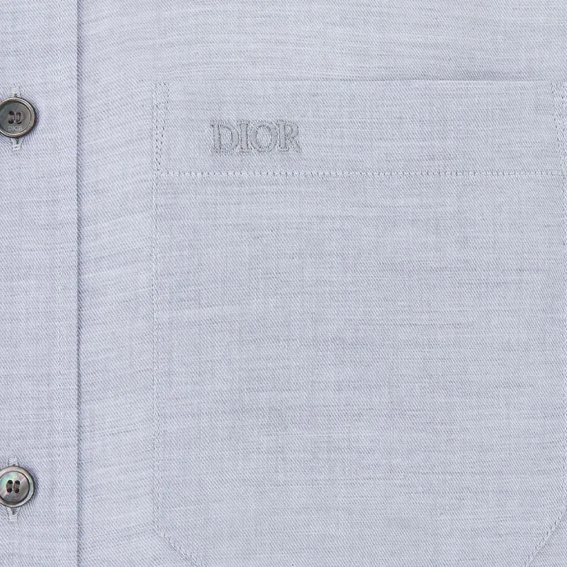 DIOR Shirts Men Gray-2