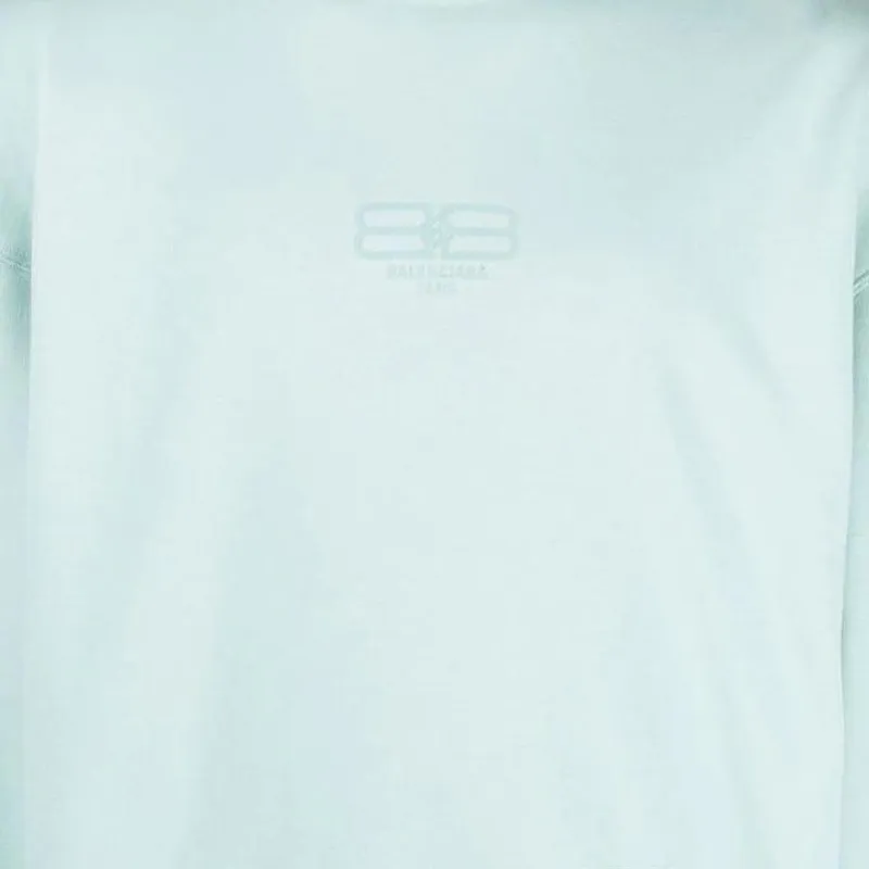 Balenciaga Sweatshirt Unisex Light Blue-4