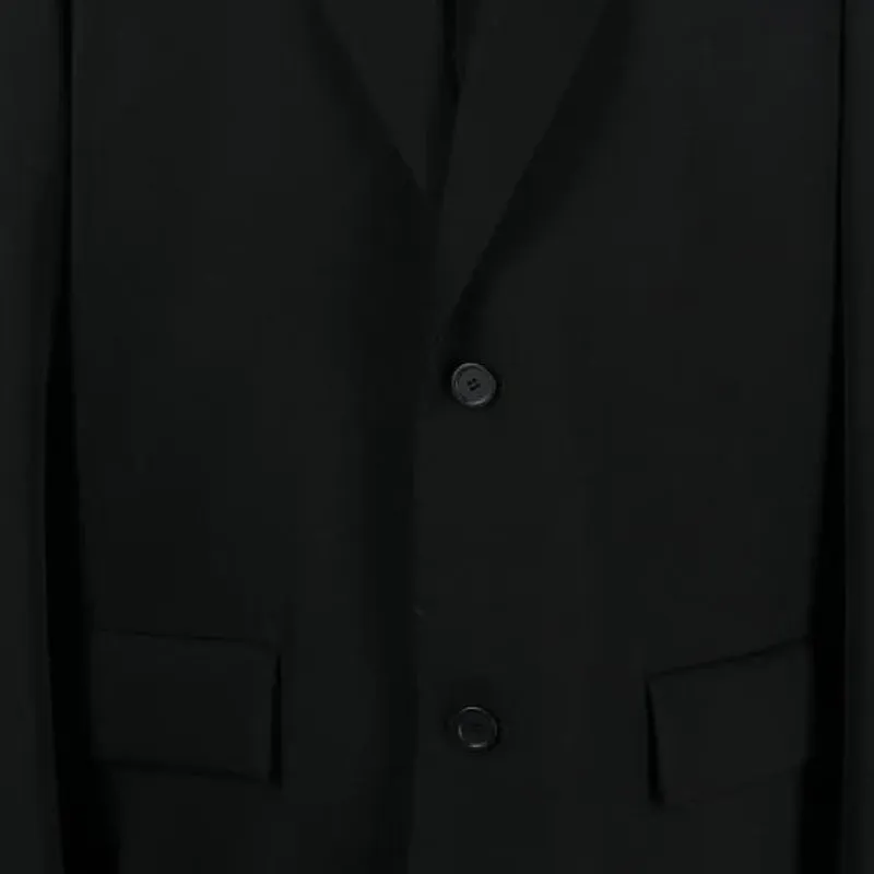 Balenciaga Business Suits Men Black-5