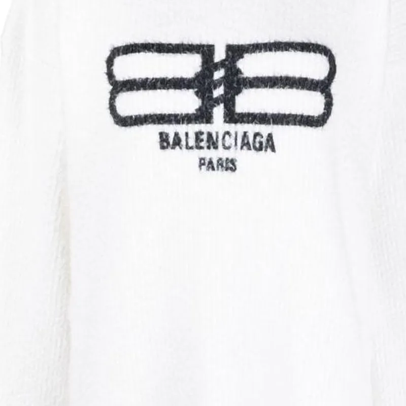 Balenciaga FW22 Sweater Women's White-4