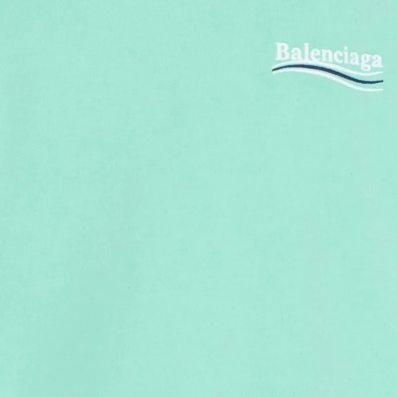 Balenciaga Political Campaign Sweatshirts Women's Mint Green-2