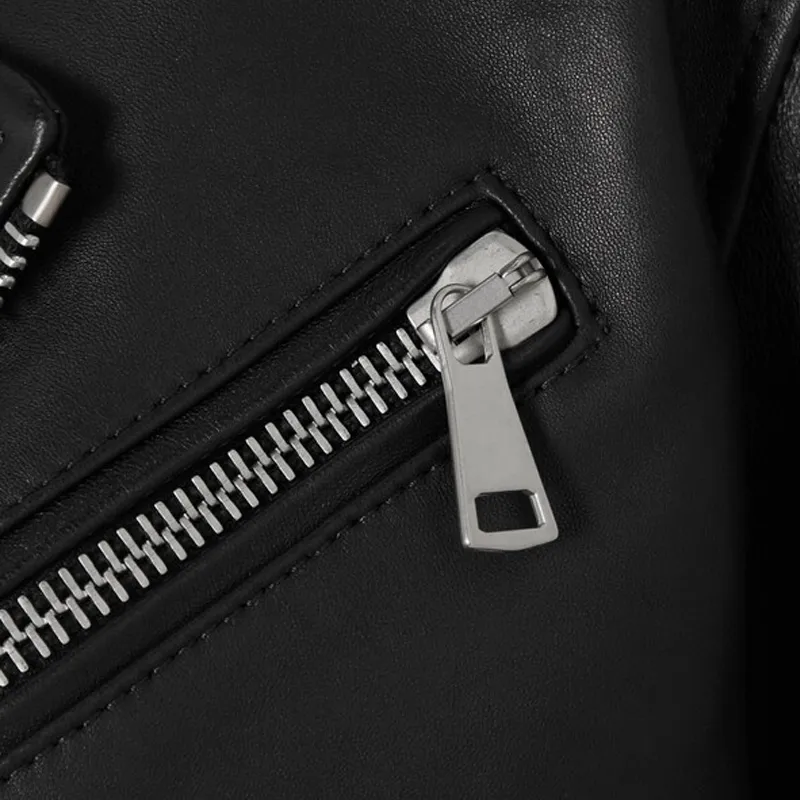 Halfboy SS24 Leather Jacket Women's Black-2