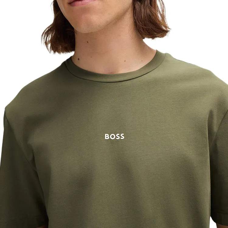 HUGO BOSS Logo Printed Relaxed Fit T Shirt-4