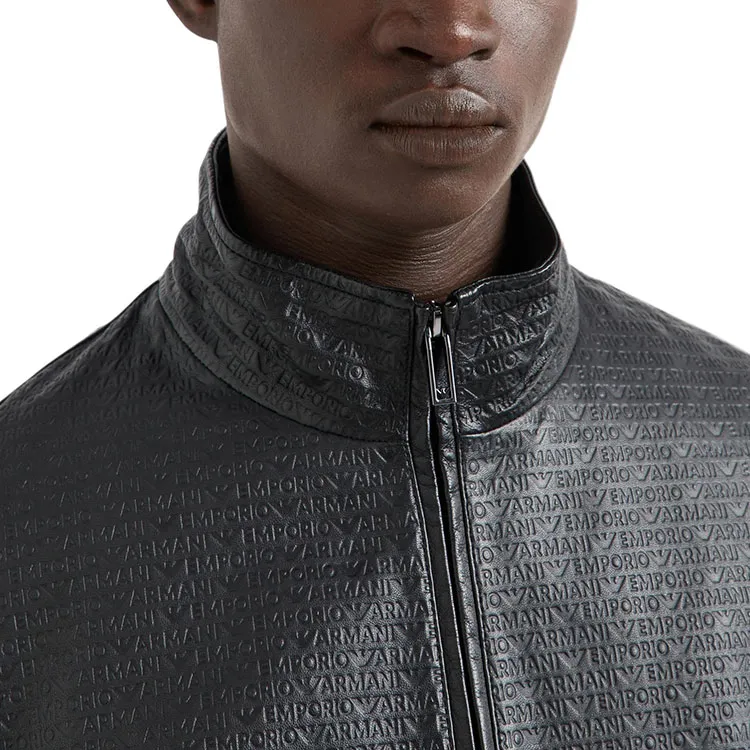 EMPORIO ARMANI Logo debossed Jacket-4