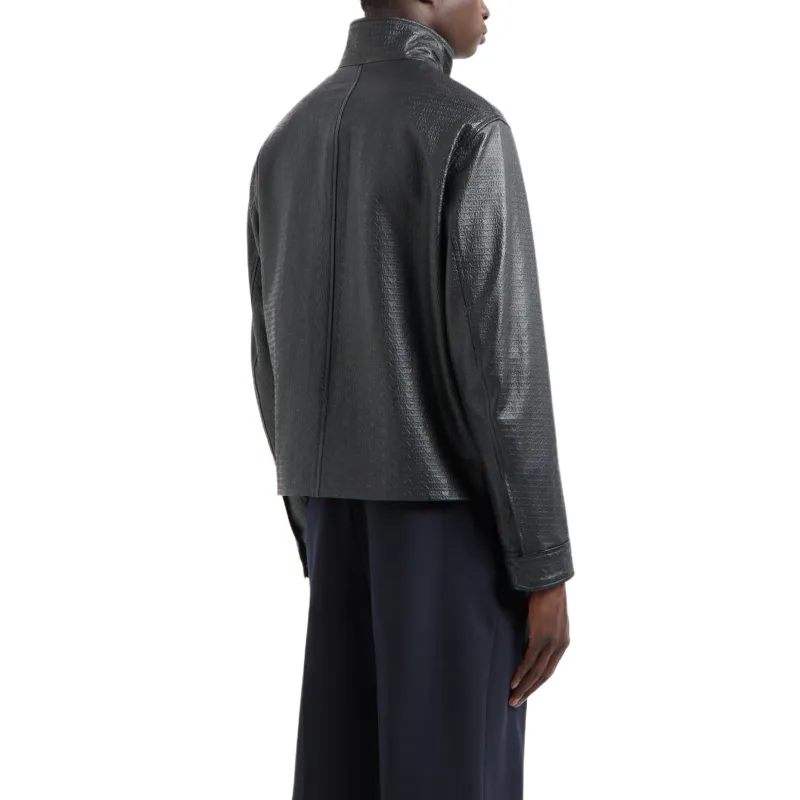 EMPORIO ARMANI Logo debossed Jacket-3