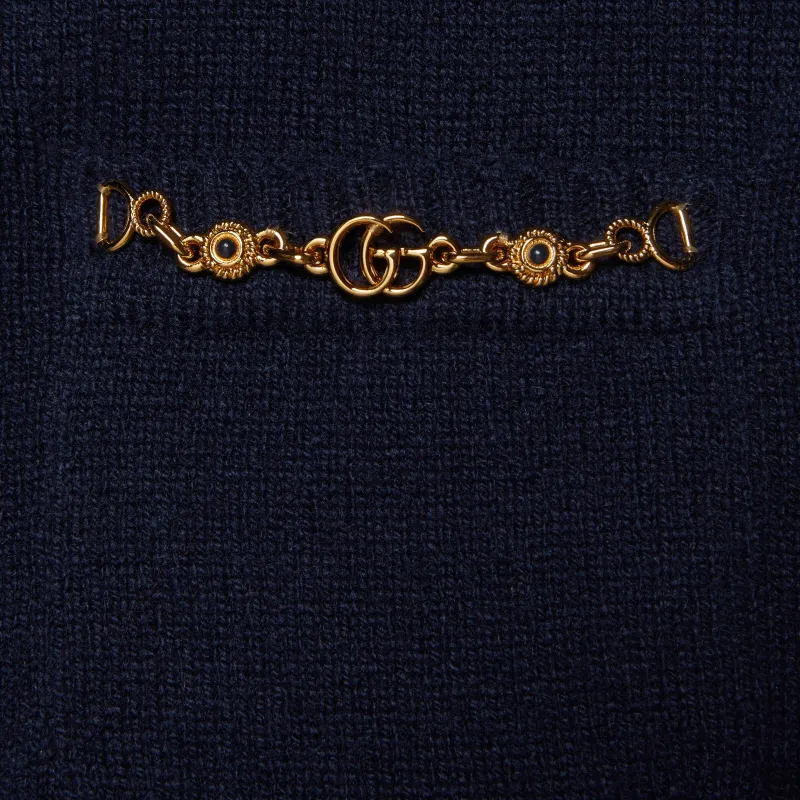 GUCCI FW21 Sweater Women's Dark Blue-4
