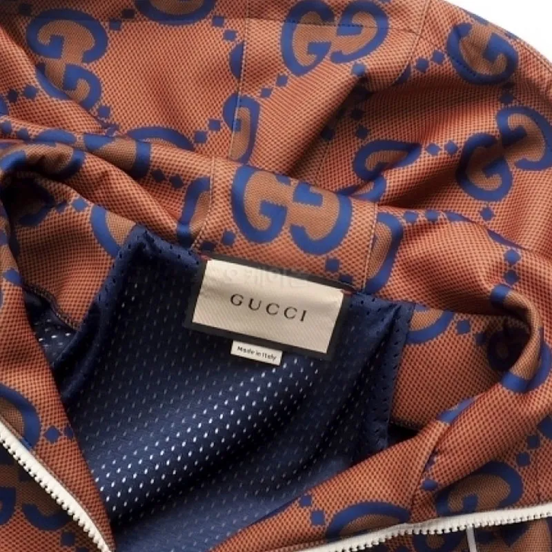 GUCCI Jackets Coats Men's .Imgur.com Orange Color-4