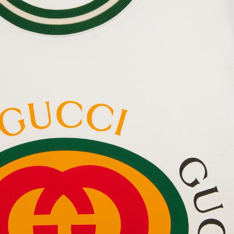 GUCCI Vintage Logo Print Tank Top-4