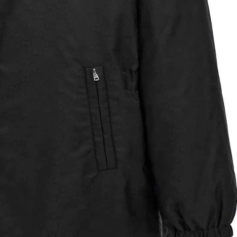 GUCCI Zip Up Hooded Coat-5