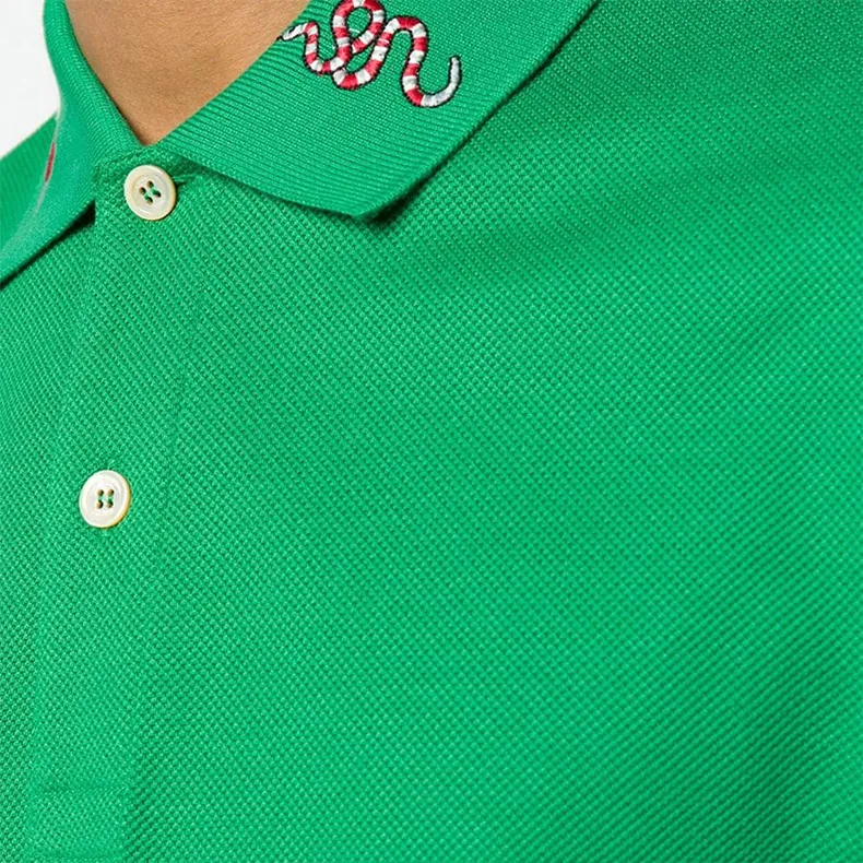 GUCCI Polo Shirts Men Green-4
