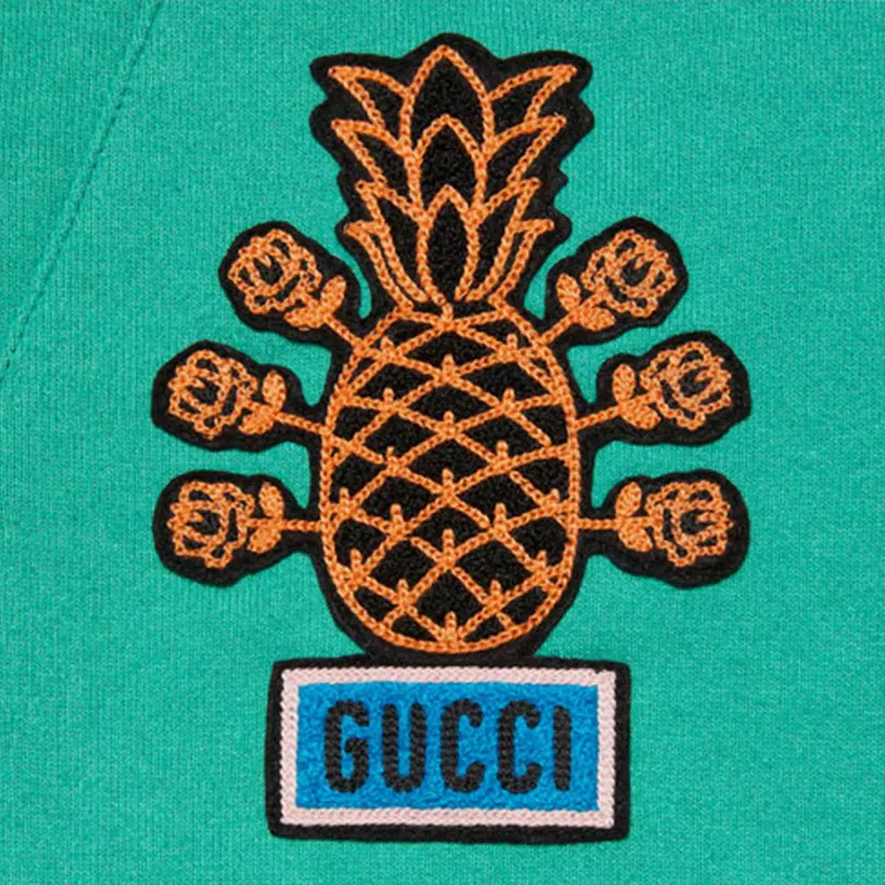 GUCCI Sweatshirts Men Green-4